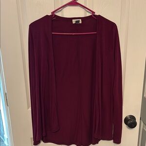 Women's Old Navy Purple Open Front Cardigan